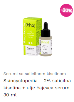 Skincyclopedia – 2% salicilna kiselina + ulje čajevca serum 30 ml