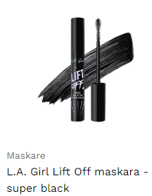 L.A. Girl Lift Off maskara - super black