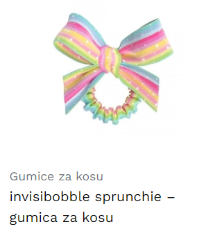 invisibobble sprunchie – gumica za kosu