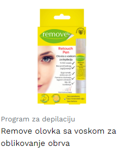 Remove olovka sa voskom za oblikovanje obrva