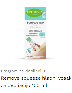 Remove squeeze hladni vosak za depliaciju 100 ml