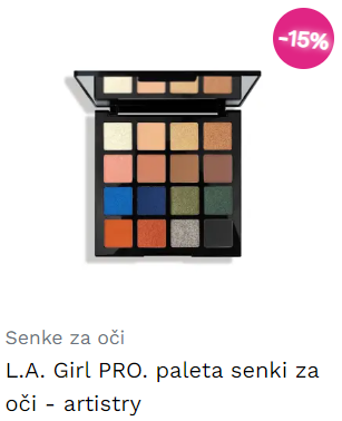 L.A. Girl PRO. paleta senki za oči - artistry