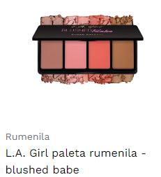 L.A. Girl paleta rumenila - blushed babe