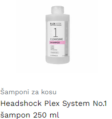 Headshock Plex System No.1 šampon 250 ml