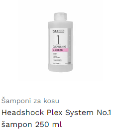 Headshock Plex System No.1 šampon 250 ml