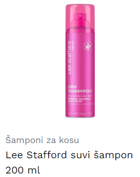 Lee Stafford suvi šampon 200 ml