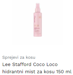 Lee Stafford Coco Loco hidrantni mist za kosu 150 ml