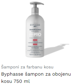 Byphasse šampon za obojenu kosu 750 ml