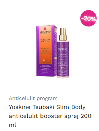 Yoskine Tsubaki Slim Body anticelulit booster sprej 200 ml