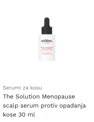 The Solution Menopause scalp serum protiv opadanja kose 30 ml