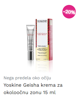 Yoskine Geisha krema za okoloočnu zonu 15 ml