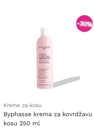 Byphasse krema za kovrdžavu kosu 250 ml