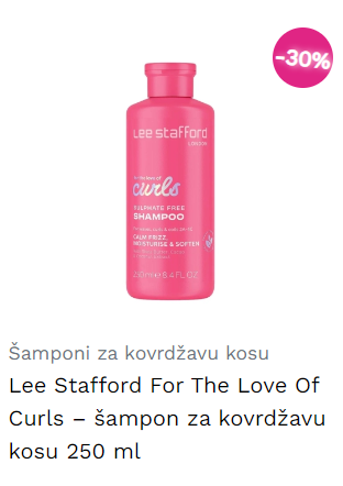 Lee Stafford For The Love Of Curls – šampon za kovrdžavu kosu 250 ml