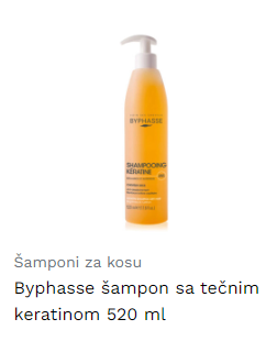 Byphasse šampon sa tečnim keratinom 520 ml