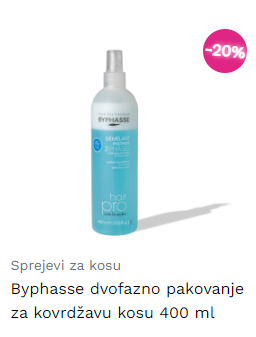 Byphasse dvofazno pakovanje za kovrdžavu kosu 400 ml