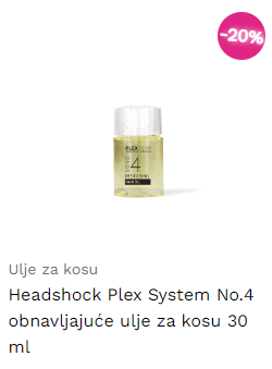 Headshock Plex System No.4 obnavljajuće ulje za kosu 30 ml