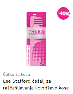 Lee Stafford češalj za raščešljavanje kovrdžave kose