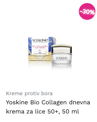 Yoskine Bio Collagen dnevna krema za lice 50+, 50 ml