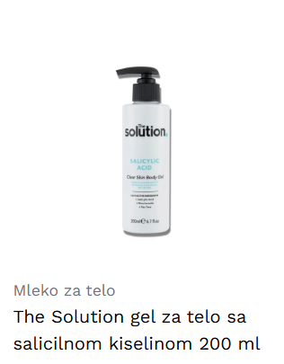 The Solution gel za telo sa salicilnom kiselinom 200 ml