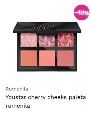 Youstar cherry cheeks paleta rumenila