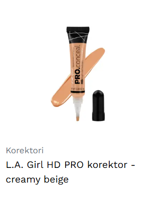 L.A. Girl HD PRO korektor - creamy beige