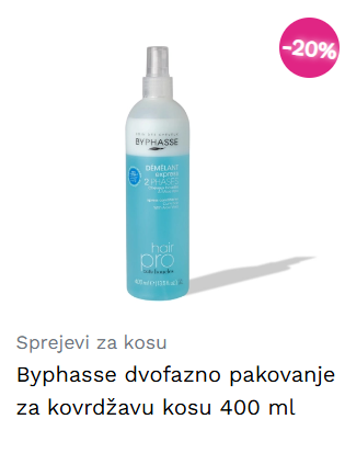 Byphasse dvofazno pakovanje za kovrdžavu kosu 400 ml