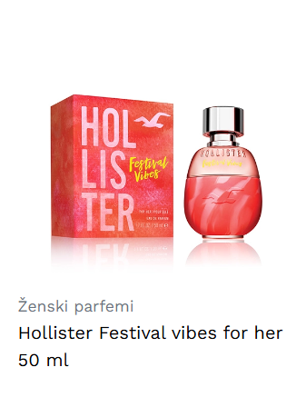 Hollister Festival vibes for her 50 ml