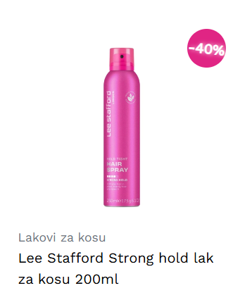 Lee Stafford Strong hold lak za kosu 200ml