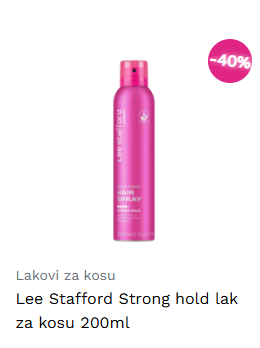 Lee Stafford Strong hold lak za kosu 200ml