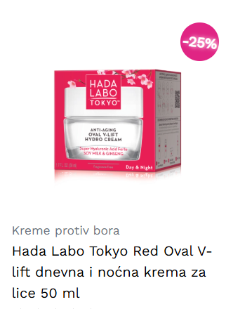 Hada Labo Tokyo Red Oval V-lift dnevna i noćna krema za lice 50 ml