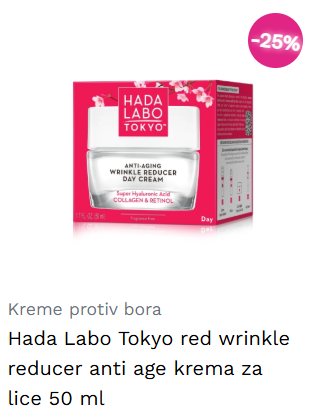 Hada Labo Tokyo red wrinkle reducer anti age krema za lice 50 ml