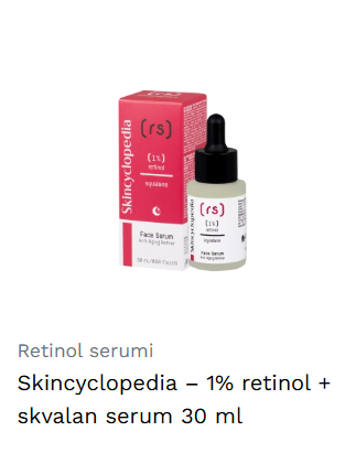 Skincyclopedia – 1% retinol + skvalan serum 30 ml