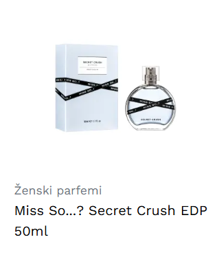 Miss So...? Secret Crush EDP 50ml