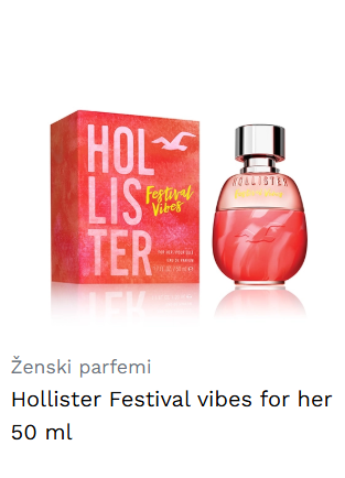 Hollister Festival vibes for her 50 ml