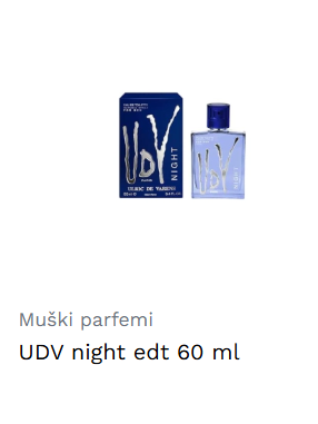 UDV night edt 60 ml